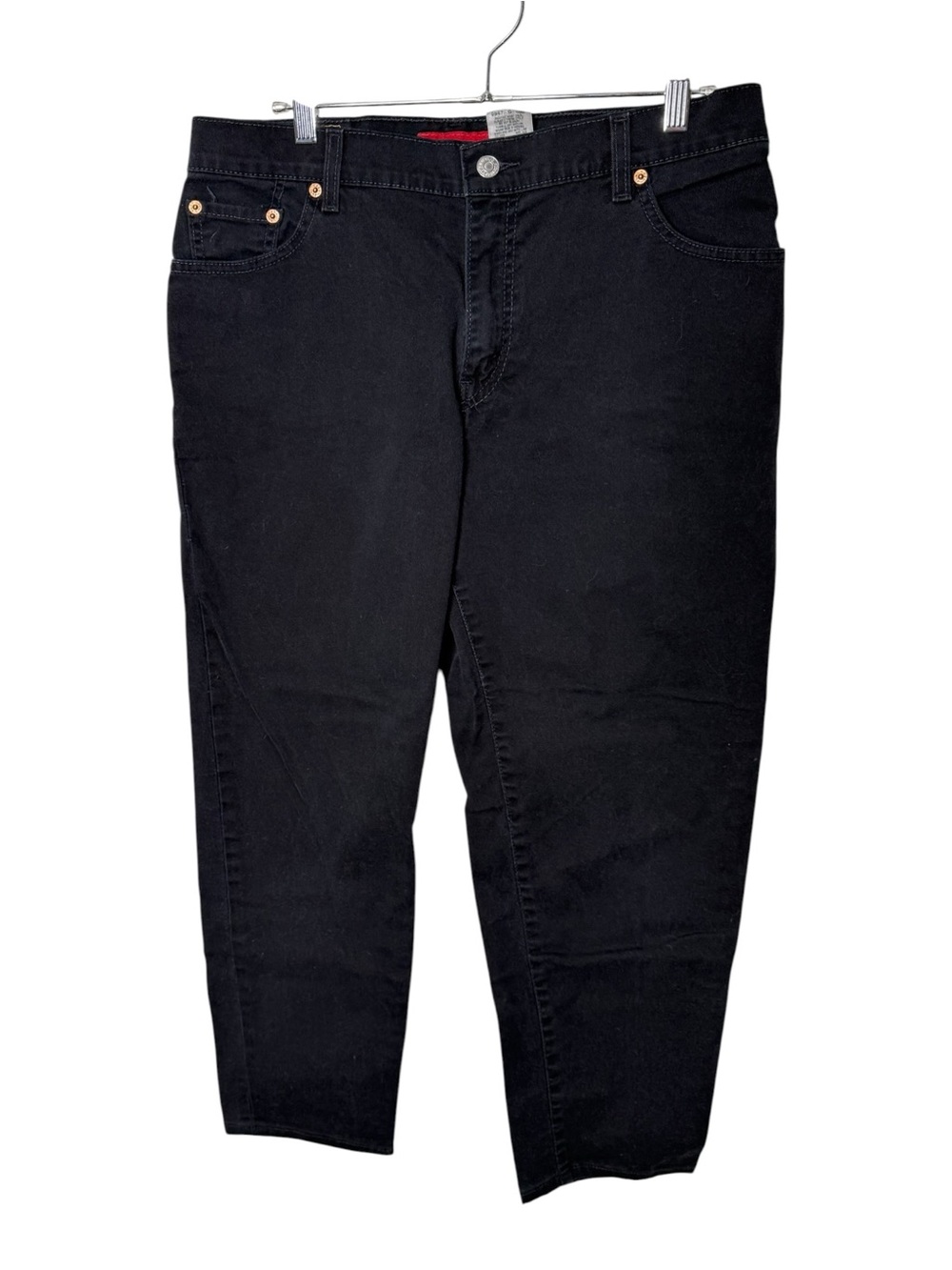 Levi's Black 14 Petite 550 Relaxed Tapered Jeans